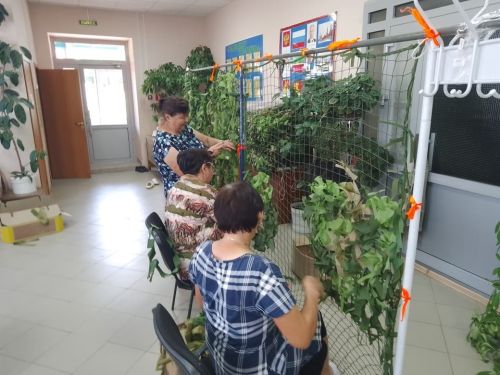 Керәшен Сәрдәсендә маскировка челтәрләре үрү буенча мастер-класс үткәрелгән