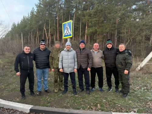 Кукмара районы башлыгы Сергей Димитриев махсус хәрби операциядәгеләр янында булды