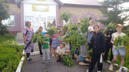 Югары Пәнәчедә мунча себеркесе бәйләү буенча мастер-класс узган