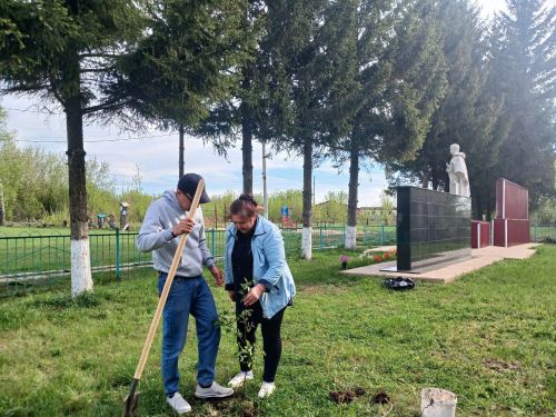 Керәшен Сәрдәсендә Бөек Ватан сугышында һәлак булганнар истәлегенә агачлар утыртылды