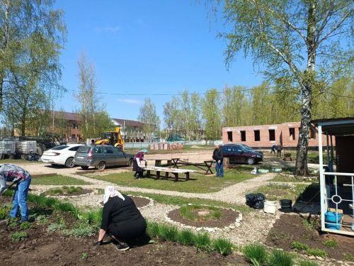 Зәйнең төзелеп килүче Изге Макарий чиркәве тирәсендә өмә үтте