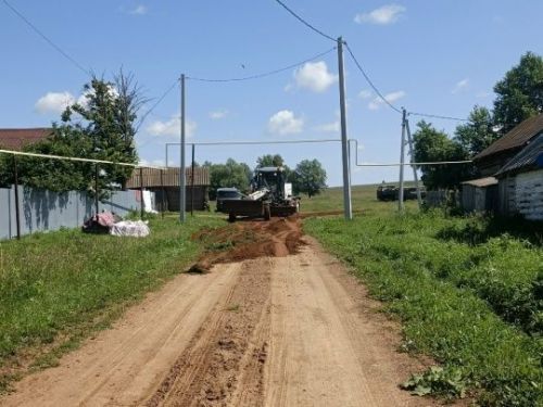 Яңа Усы авылы урамы яңарыш кичерә