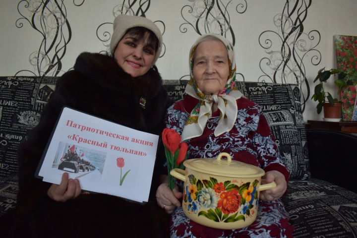 В Князевском сельском поселении прошла патриотическая акция  «Красный тюльпан»