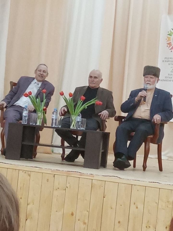 В Нижнем Бишево встретились известные уроженцы Николай Дунаев, Рабит Батулла и Рафис Шаймарданов