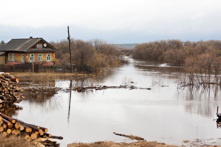 В селе Старое Гришкино сохраняется опасность подтопления жилых подтоплений