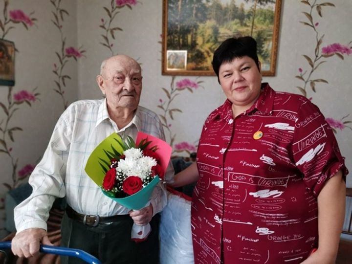 Ветеран встретил 95-летний юбилей