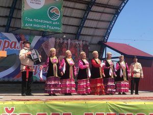 Фольклорный ансамбль “Сөнекәй” принял участие в празднике национальной кухни «Тәмле»