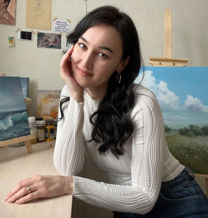 Юлия  Слепцова: “Картиналарым үз хис-кичерешләремне чагылдыра”