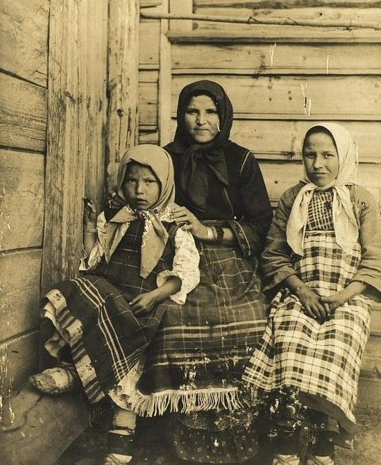 Ретро фото. Кряшены деревни Грахово
