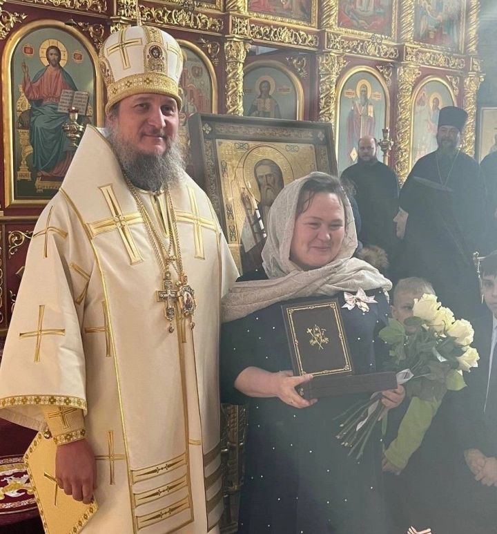 Матушка Светлана Чурашова удостоена ордена преподобной Евфросинии, великой княгини Московской