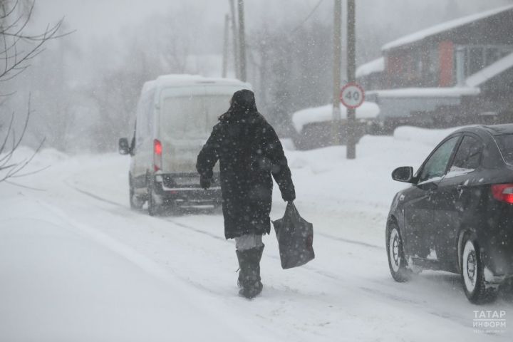 Татарстанлыларга кар яуган вакытта иминлек чаралары турында сөйләделәр