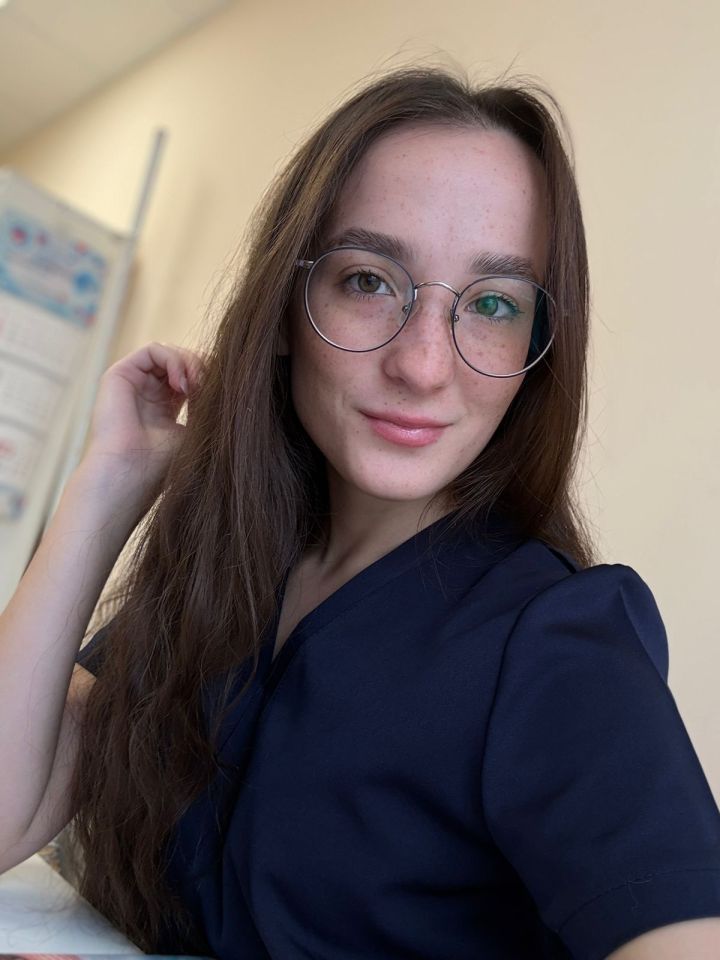Мамадыштан яшь врач Оксана Федорова һөнәри юлын туган ягында башлаган